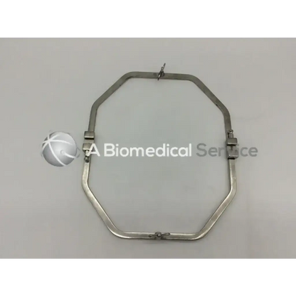 Silver metallic standard octagon frame with adjustable clamps and hinge for teleflex deaver blade wexler use