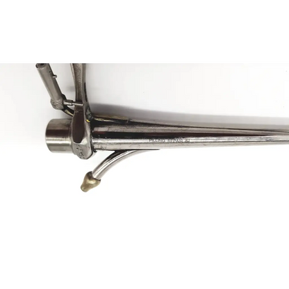 Stainless steel 5x30 bronchoscope da54-14 with engraved markings and curved handle for medical use