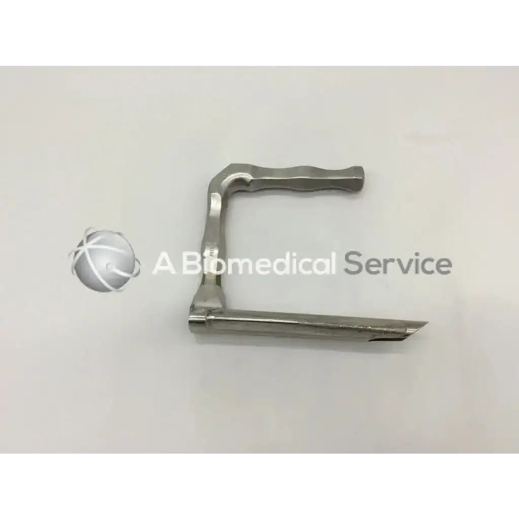 Stainless steel pilling 52-2205 laryngoscope with curved handle and angled blade for tracheacsope adult use