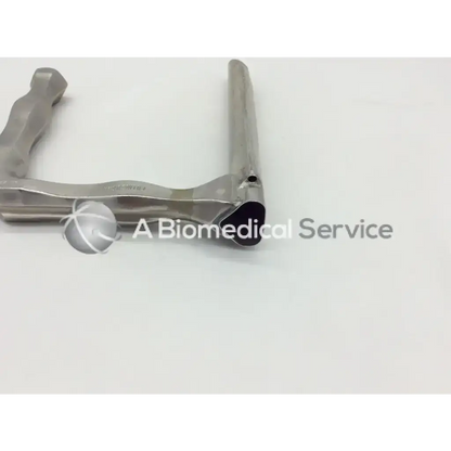 Stainless steel curved handle laryngoscope with rigid shaft for tracheacsope adult ac5-339 121322sm use
