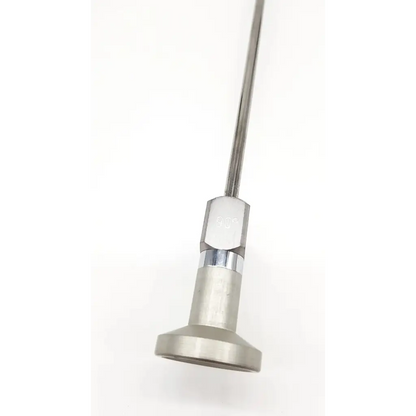 Silver metallic cable with hexagonal connector and cylindrical base for pilling arthroscope 90° da46-83 model