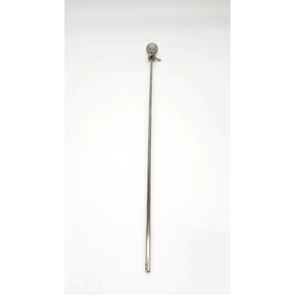 A sleek stainless steel arthroscope 90° da46-83 with a polished finish and rounded glass bulb top for precision use