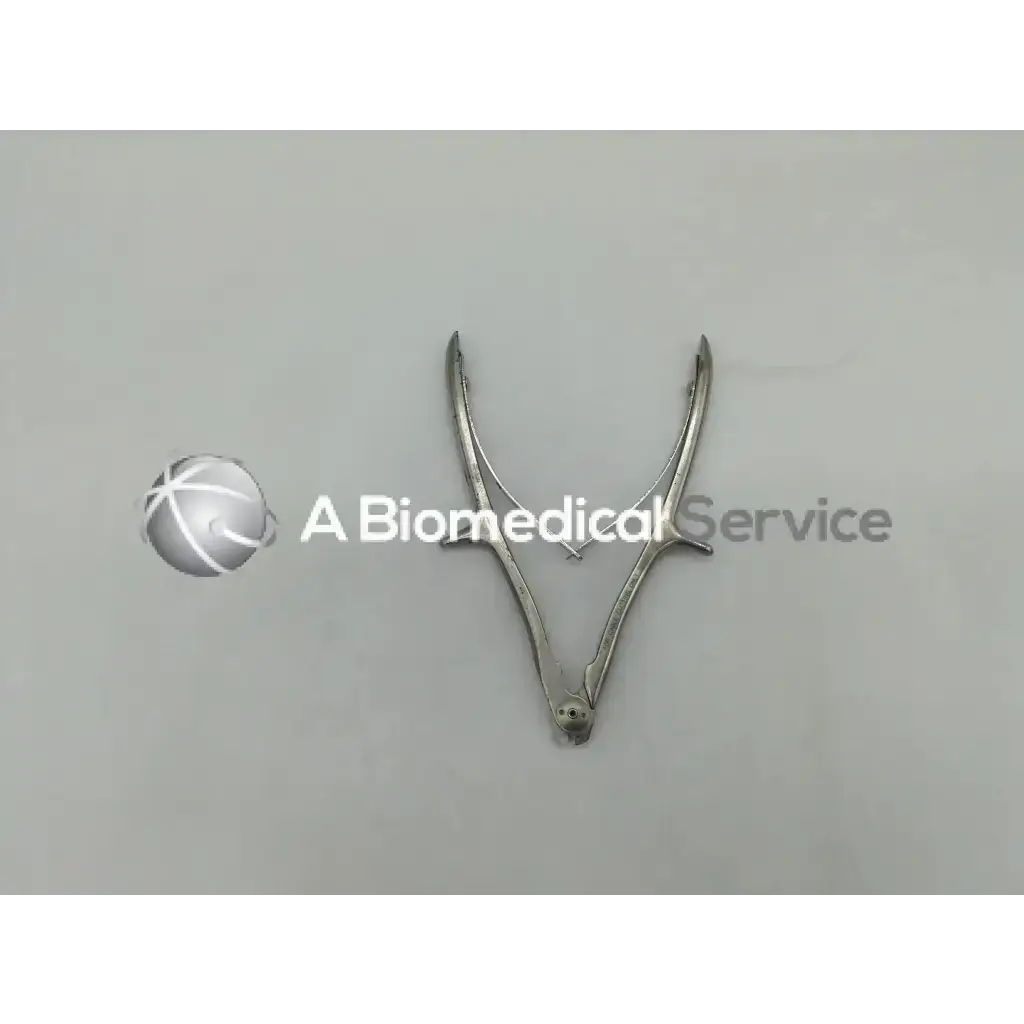 Silver surgical forceps with metallic finish and curved jaws featured with pioneer 400-410 cable cutter box 10 ad5=556