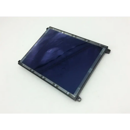 Planar 8.1 inch dark blue rectangular lcd screen with black plastic bezel and mounting tabs for et cc board use