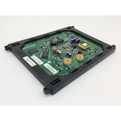 Planar 8.1 inch el640.480-ag1 et cc board with green circuit board black components and purple capacitors in black frame