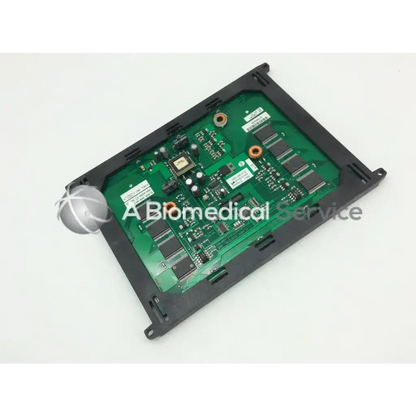 Green circuit board with black components and frame on back side of planar el640.480-am1 ag lcd screen display panel