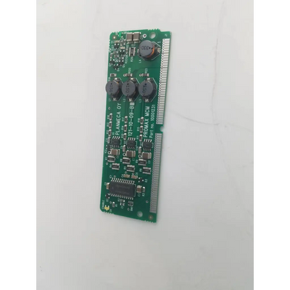 Green printed circuit board with black components and three capacitors for planmeca 121-10-09-b promax mcm