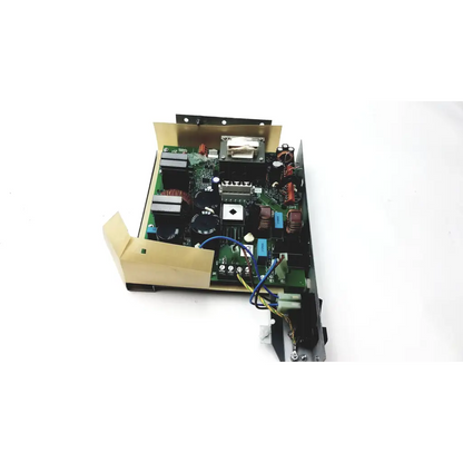 Industrial-grade planmeca intra psu2 power supply with green circuit board and black gold metal casing components