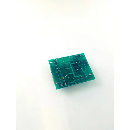 Green rectangular valve module bbcb2-12 circuit board with copper traces and soldered components for module 22523sm