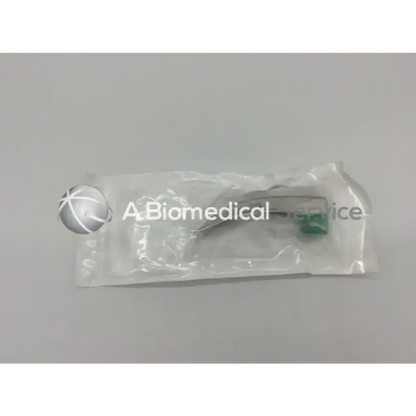 PremierPro 6243 disposable fiber optic laryngoscope blade macintosh 3 with metallic handle and green tip in clear packaging