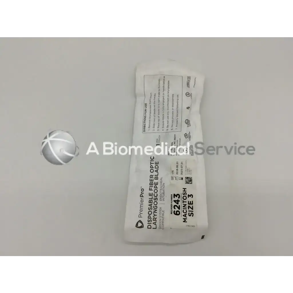 Load image into Gallery viewer, PremierPro 6243 Disposble Fiber Optic Laryngoscope Blade