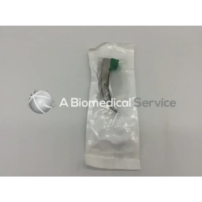 PremierPro 6243 disposable fiber optic laryngoscope blade macintosh 3 with clear plastic wrap green cap and metallic shaft