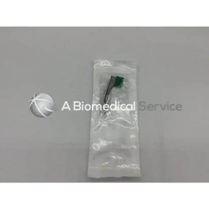 PremierPro 6251 disposable fiber optic laryngoscope blade miller size 1 with green tip in clear sterile plastic package