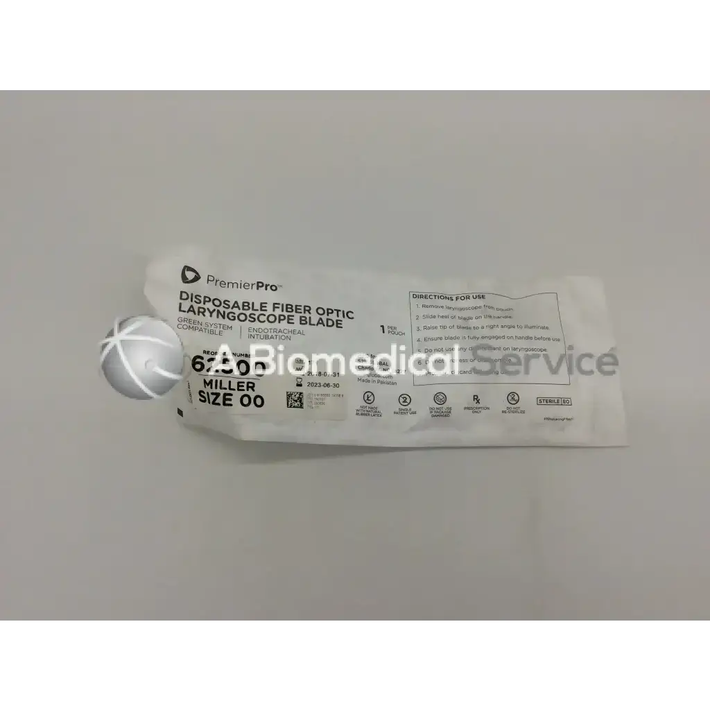 Load image into Gallery viewer, PremierPro Fiber Optic Metal Disposable Laryngoscope Blade