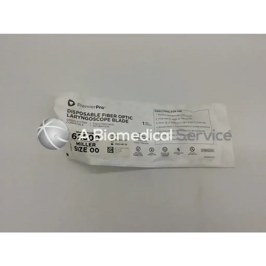 PremierPro Fiber Optic Metal Disposable Laryngoscope Blade