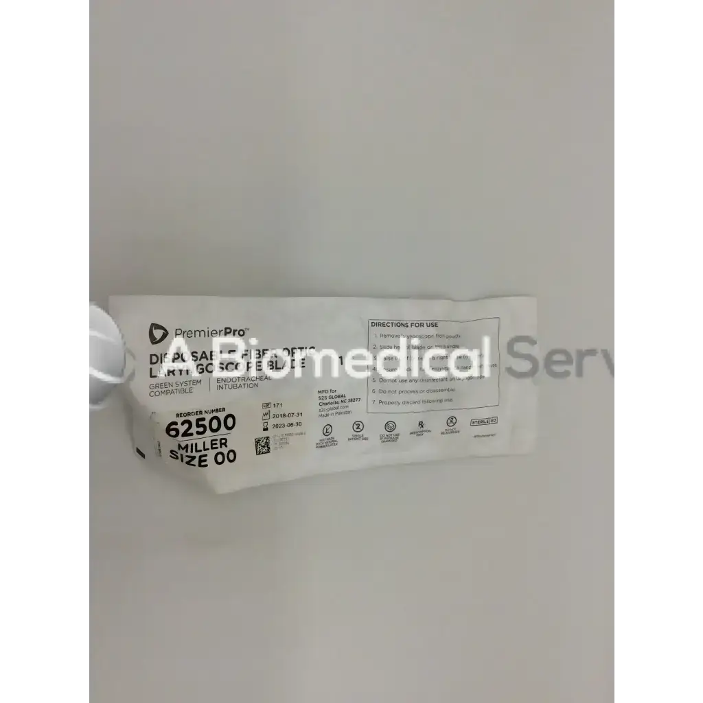 Load image into Gallery viewer, PremierPro Fiber Optic Metal Disposable Laryngoscope Blade