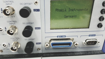 Physik Instrumente E-501 3 Channel Servo Controller LVPZT Amplifier System With Digital Operation Module