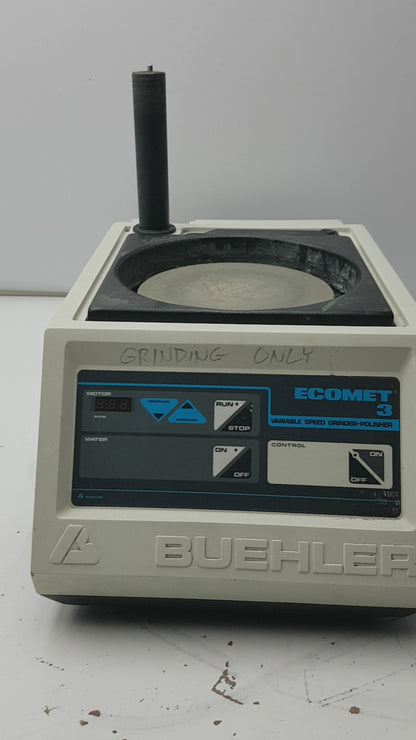 Buehler Ecomet 3 Variable Speed Grinder-Polisher