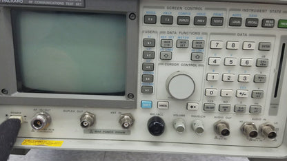 HP Hewlett Packard 8920A RF Communications Test Set With Bag  0.4-1000 MHz