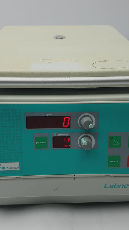 Labnet Hermle Z 200 M/H High-Speed Tabletop Microcentrifuge (14,000 RPM)- Biomed Certified