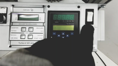 Varian Turbo-V 301-AG Navigator Vacuum Pump System With Agilent IDP15 Dry Scroll Pump & Cart
