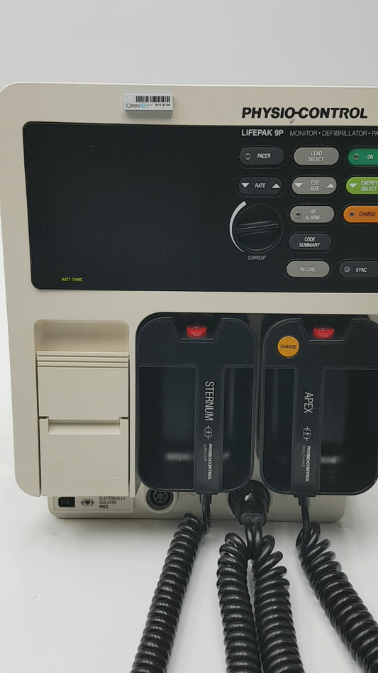 Physio-Control LIFEPAK Battery Charger with Batteries and Cables