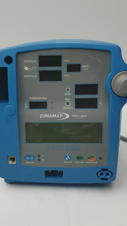 Critikon DINAMAP PRO 400 Vital Signs Monitor