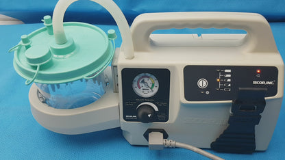 SSCOR II 2314B Portable Suction Unit with Canister and Tubing