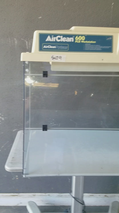 AirClean Systems AirClean 600 PCR Workstation - Biomed Certified