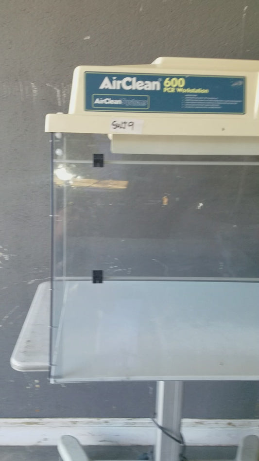 AirClean Systems AirClean 600 PCR Workstation - Biomed Certified