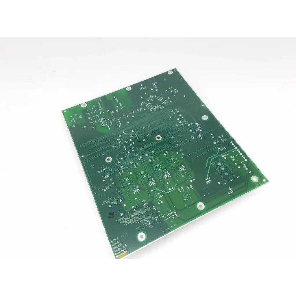 Green printed circuit board with silver traces and mounting holes for processor control rev h bbca1-11 product