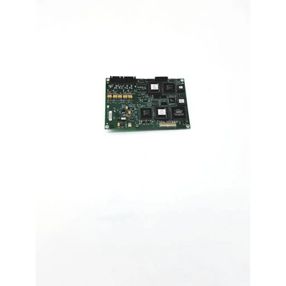 Green rectangular circuit board rev b board with black integrated circuits and gold connectors for board bbdg1-3 22523sm