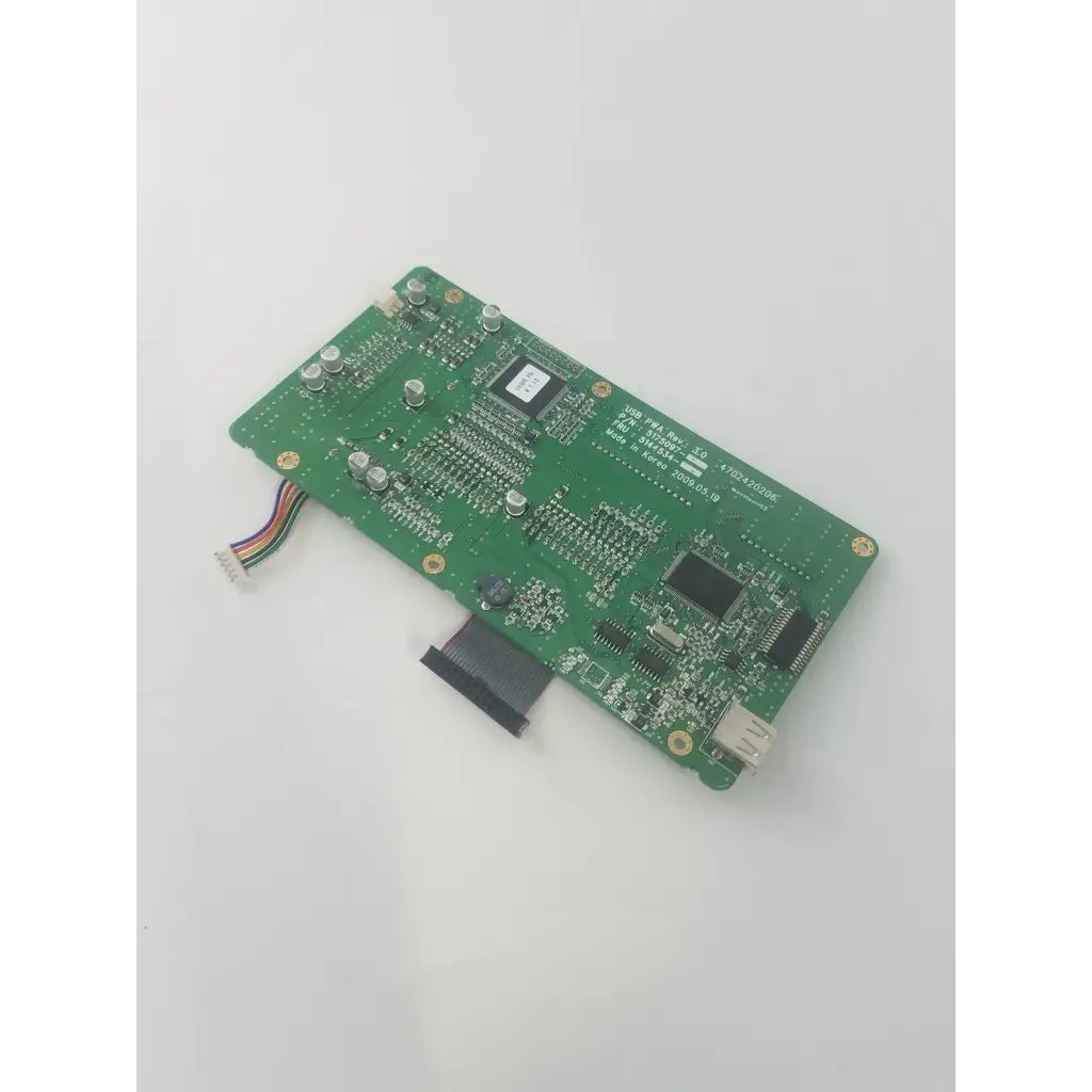 Green rectangular usb control board pwa rev 3.0 4702420206 with electronic components and connectors