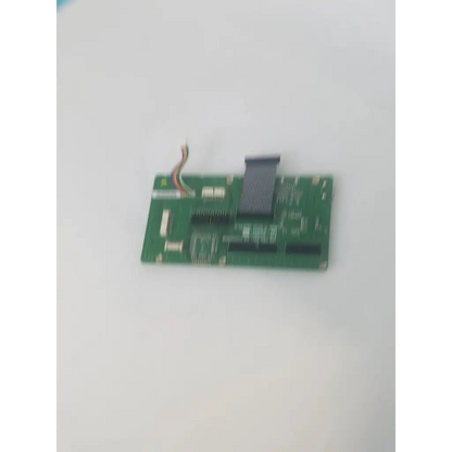 Green rectangular usb control board pwa rev 3.0 with black components and multi-colored ribbon cable