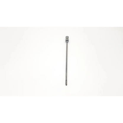 Silver-colored metal socket wrench with hexagonal head and threaded shaft for r wolf 8855.13 4.5mm obturator use