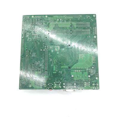 Green radiSys pl35q micro ATX embedded motherboard with intricate circuitry ideal for responsible electronics recycling in biomedical service