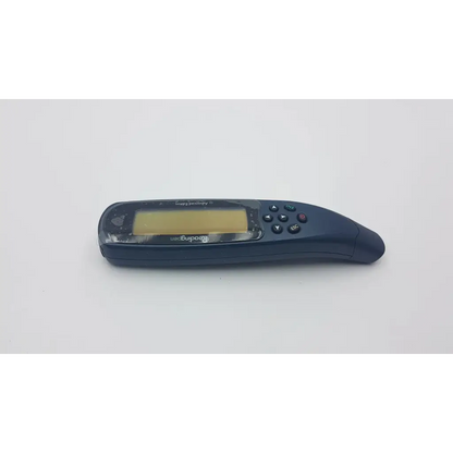 Black readingpen advanced edition handheld device with rectangular screen and circular buttons for easy reading assistance