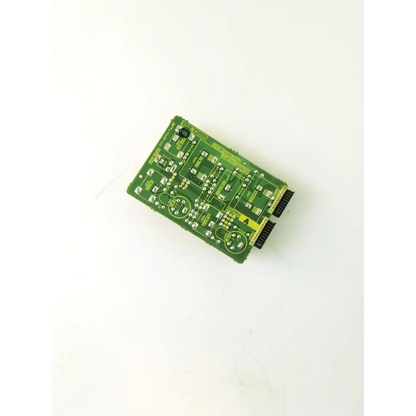Green rectangular rear jack circuit board 6900 series with black connectors and silver electronic components
