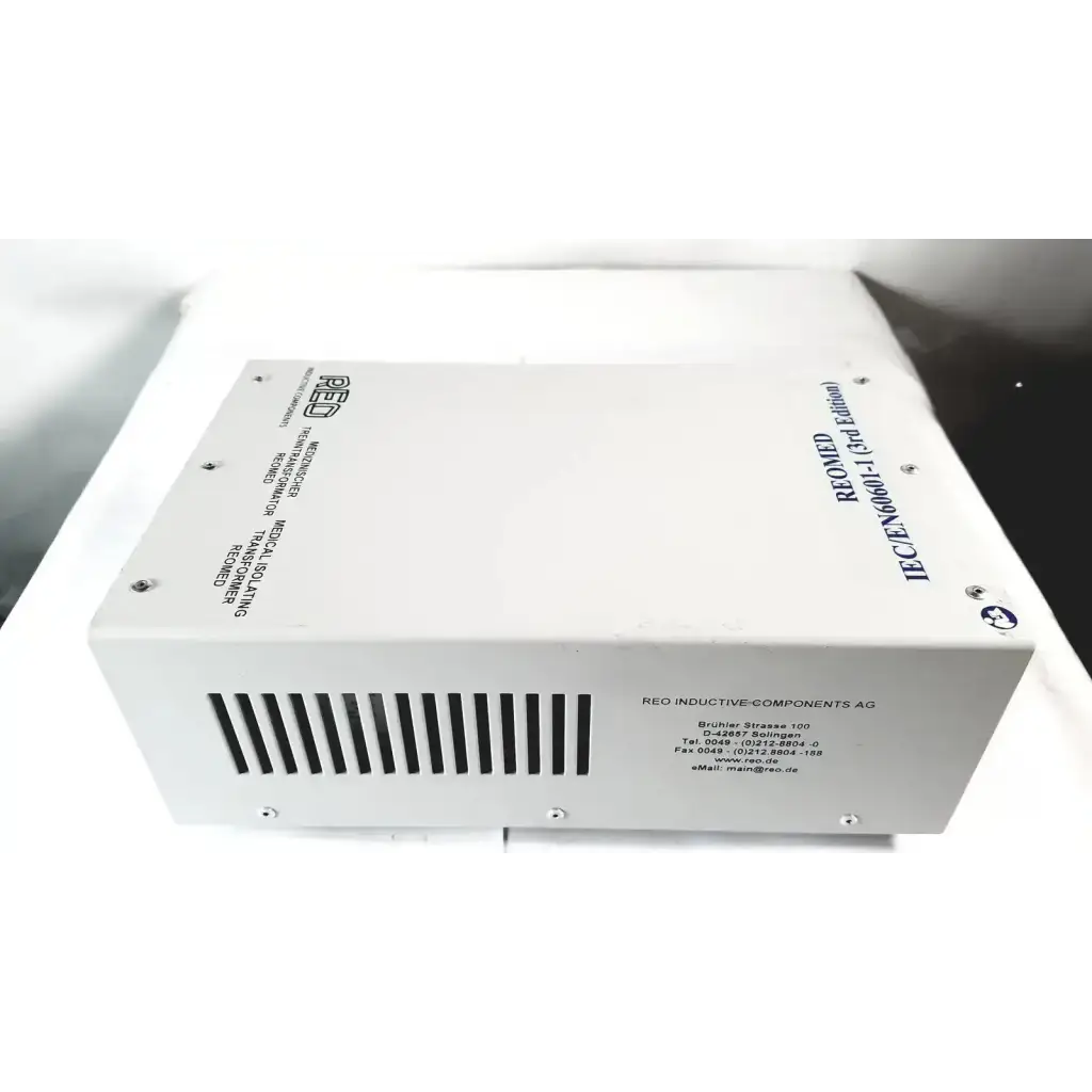 REO Reomed 600 IEC/EN60601-1 Medical Isolating Transformer 3rd Edition Medical Isolating Transformer, second-hand product photo 10