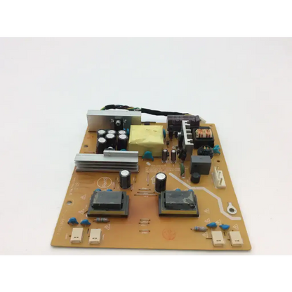 Brown circuit board with black and silver components from aoc 912sw power repair kit capacitors 715g1899-1-l