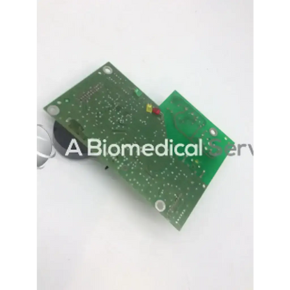 Green rectangular circuit board with solder points and components for respironics 1012658 rev c respiratory analyzer parts f4075q9