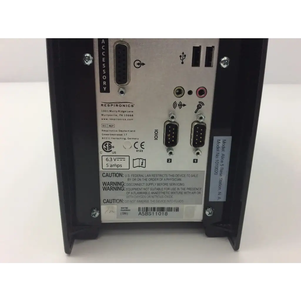 Respironics Alice 5 PSG 1009901 Diagnostic Sleep System