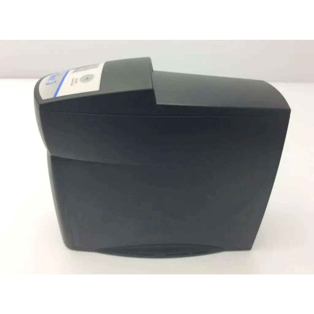Black plastic receipt printer with white and blue label for respironics sleep diagnostic sleep diagnostic equipment guide