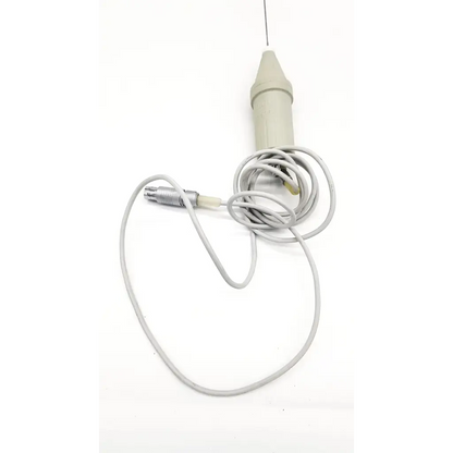Gray richard wolf 2167.30 lithotripter probe with metallic connector and coiled cable for precise medical use