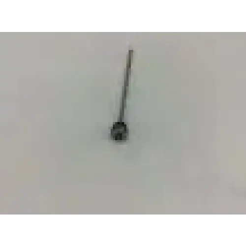 Silver-colored metal surgical sharp trocar with cylindrical shaft and textured square head by richard wolf model 8303.10