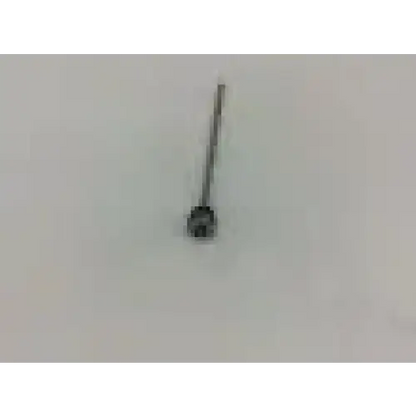 Silver-colored metal surgical sharp trocar with cylindrical shaft and textured square head by richard wolf model 8303.10