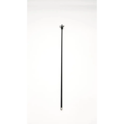 Black carbon fiber coagulation suction tube monopolar with silver metal clamp and threaded end cap by richard wolf