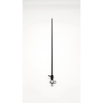 Black coagulation suction tube monopolar with metallic valve and adjustment knob at base by Richard Wolf 8384.73