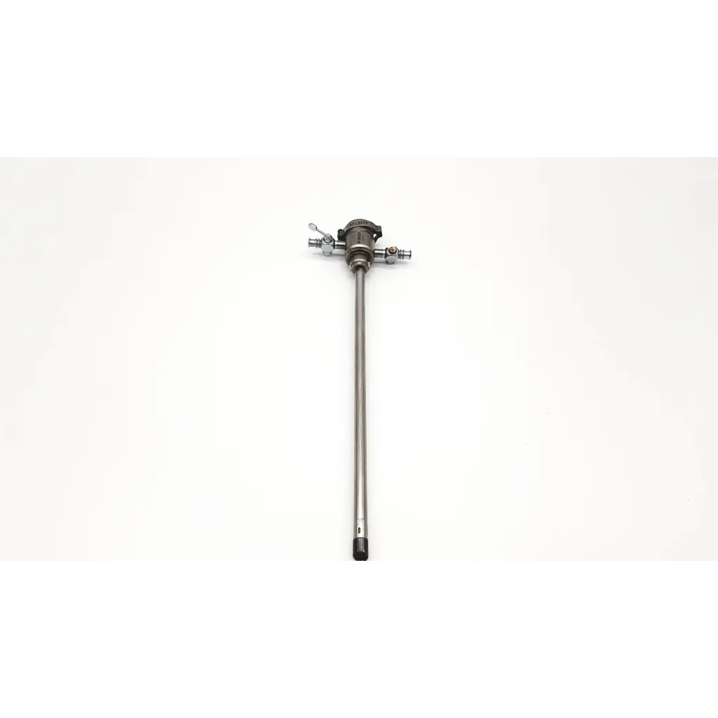 Silver richard wolf 8655.144 internal sheath resectoscope with long slender shaft and complex valve head for surgical use