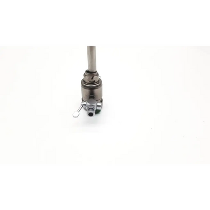 Richard wolf 8655.144 internal sheath resectoscope with silver metallic drill bit, threaded chuck, and small lever handle